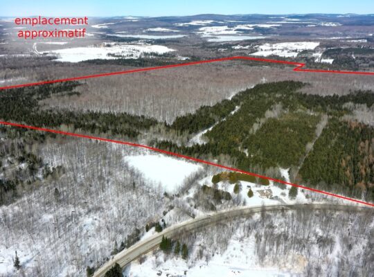 Danville (Estrie) : Terre à bois droit constr.