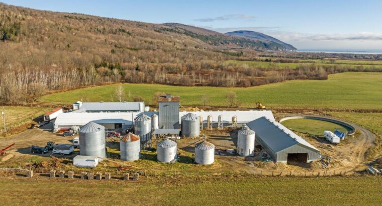 St-Joachim près de Québec, bâtiments agr. 3.75 acr