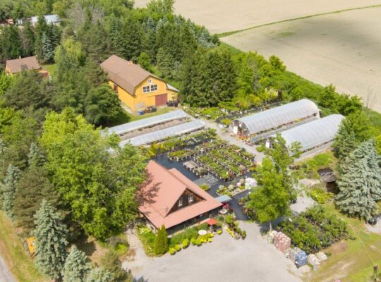 St-Ours, centre de jardin bord de l’eau