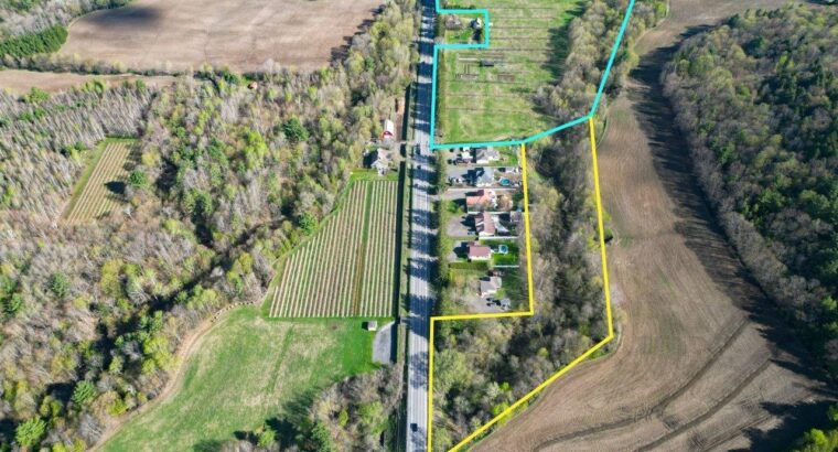 St-Jérôme : Terre 13 acres pour maraîcher, hangar