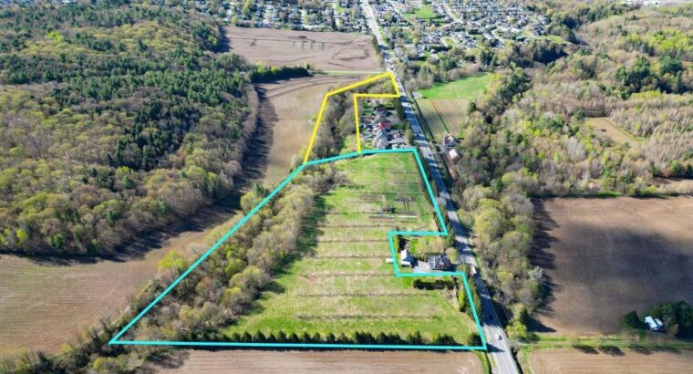 St-Jérôme : Terre 13 acres pour maraîcher, hangar