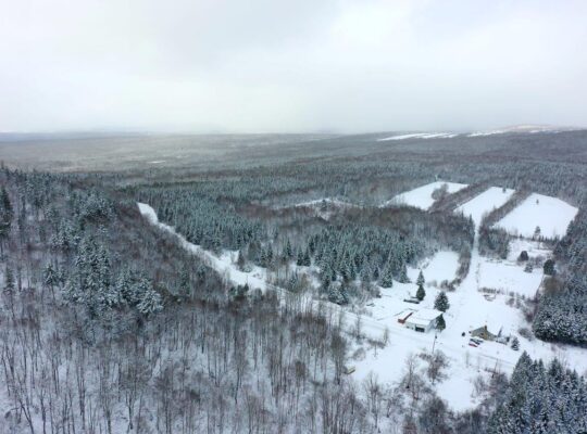 Audet (Estrie) : Domaine de 152 acres, érablière