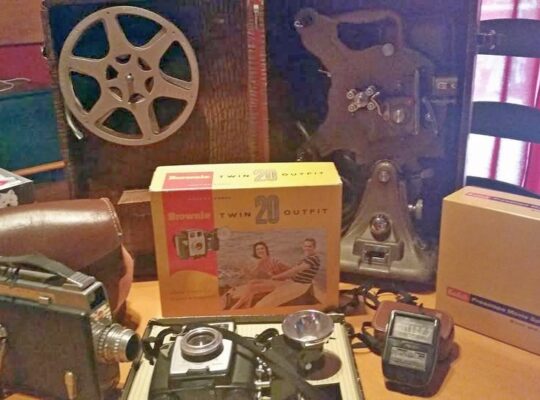 Bel Ensemble Vintage Caméra et projecteur