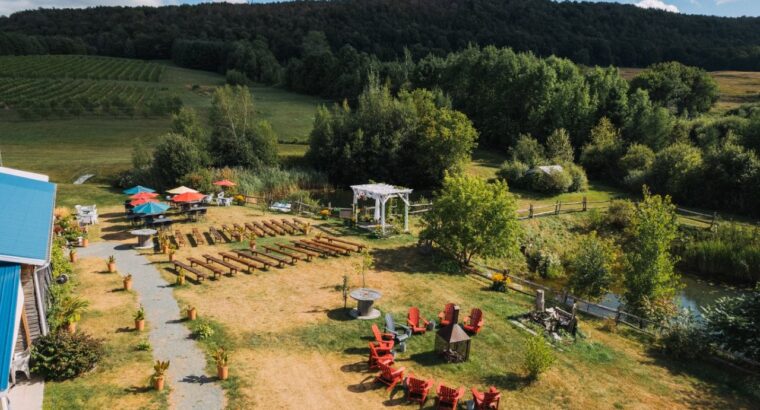 Danville, Estrie – vignoble à vendre 68 acres