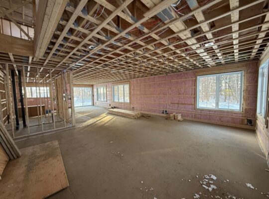 St-Albert (Centre-du-Québec) : Maison en constr.