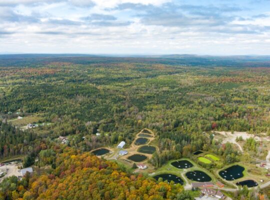 Hampden domaine de 111 acres, étangs, maison