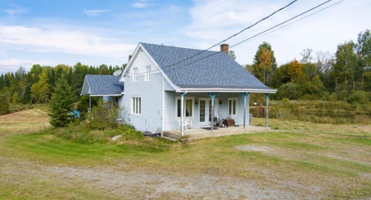 Hampden domaine de 111 acres, étangs, maison