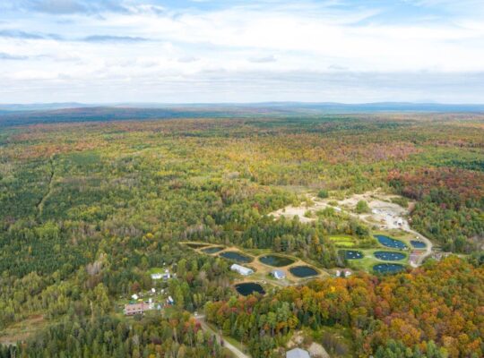 Hampden domaine de 111 acres, étangs, maison