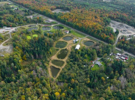 Hampden domaine de 111 acres, étangs, maison