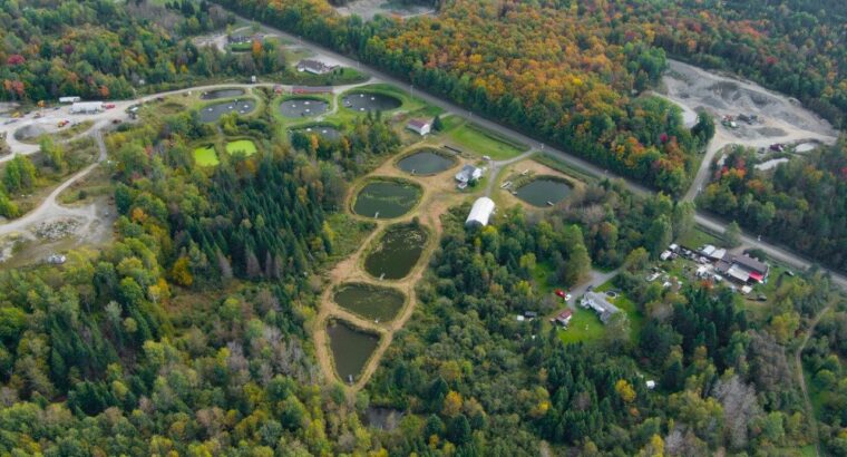 Hampden domaine de 111 acres, étangs, maison