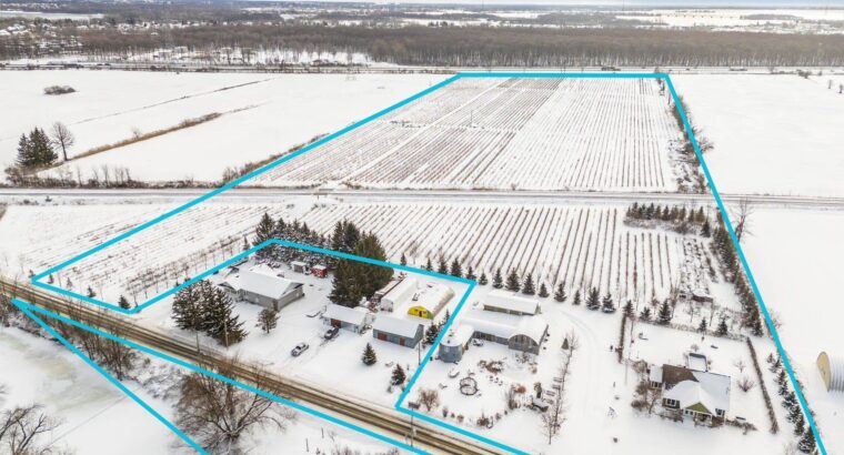 Coteau-du-Lac (Montérégie) : Vignoble 28ac Maison