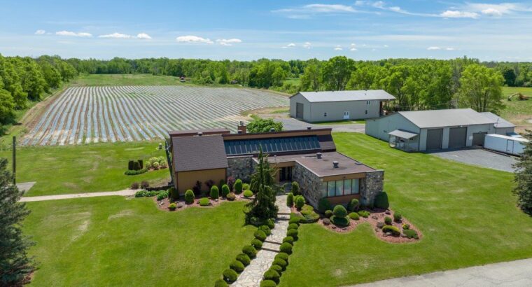 L’Île-Bizard (Montréal) : Luxueux domaine agricole