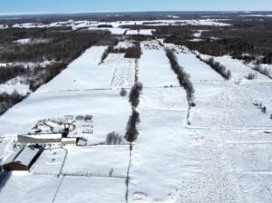 Roxton (Montérégie) : Ferme 244 acres, étable
