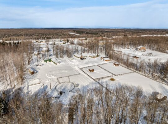 Lévis- Centre équestre; 3 maisons; écuries