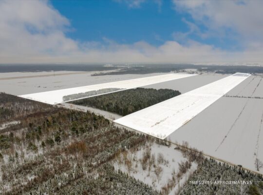 Ste-Eulalie (Ctre-Qc) : Terres agricoles 188 acres