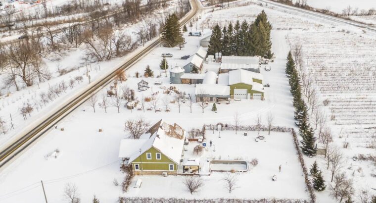 Coteau-du-Lac (Montérégie) : Vignoble 28ac Maison