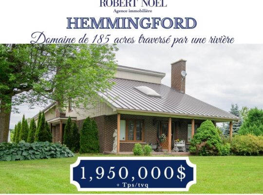 ENDROIT MAGNIFIQUE À HEMMINGFORD! 😍