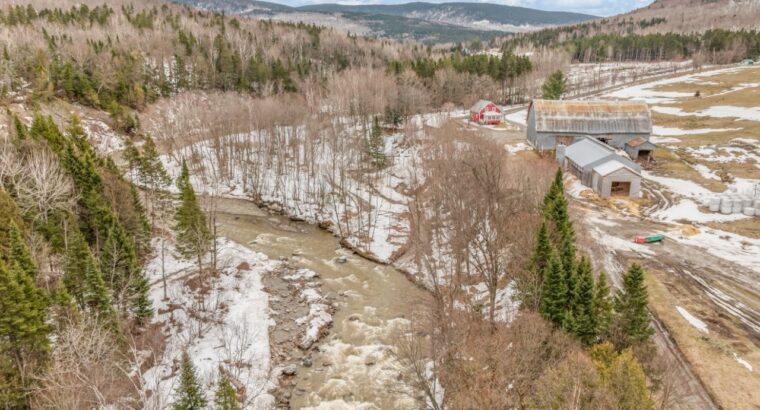 St-Philémon (Chaudière-Appalaches) : Ferme 167 acr