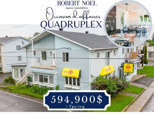 POUR INVESTISSEUR 4PLEX AVEC RESTO🍕☕️