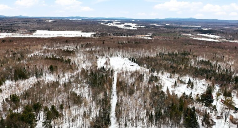 Roxton Falls (Montérégie) : Terre à bois et agr.
