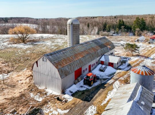 St-David (Montérégie) : Fermette – terre 30 acres