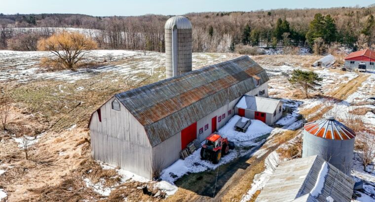 St-David (Montérégie) : Fermette – terre 30 acres