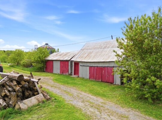 St-David (Montérégie) : Fermette, terre, 30 acres