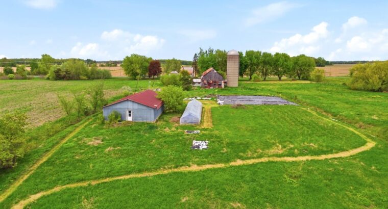 St-David (Montérégie) : Fermette, terre, 30 acres