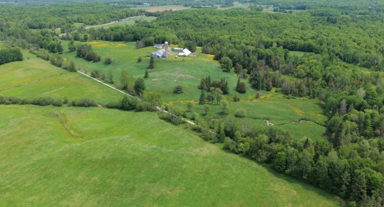 Valcourt (Estrie) :Fermette 98,41 acr avec maisson