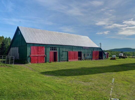 Valcourt (Estrie) :Fermette 98,41 acr avec maisson