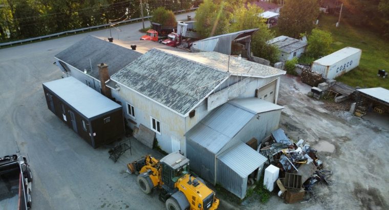 Sherbrooke : Terrain commercial et garage