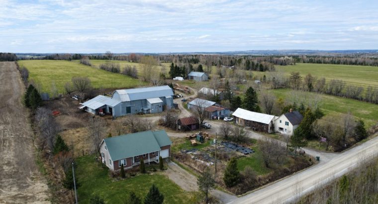 St-Camille (Estrie) : Ferme 208acr – 105 acr cult.
