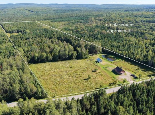 Bury (Estrie):Fermette 38,42 acr maison 3 chambres
