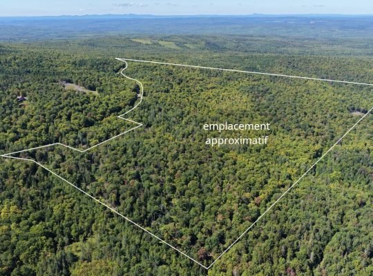 Chartierville (Estrie)Terre à bois de 69sc Z Blanc