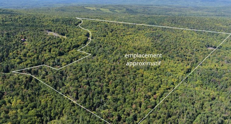Chartierville (Estrie)Terre à bois de 69sc Z Blanc