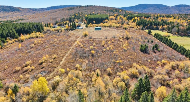 Notre-Dame-des-Bois (Estrie) : Fermette de 103 acr
